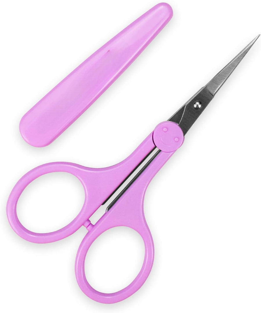 Eyelash Scissors, Small Scissors for Facial, Nose, Eyebrow, and Beard Hair Trimming & Grooming - Image 8
