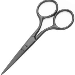 Professional Grooming Scissors for Personal Care Facial Hair Removal and Eyelash Trimming Stainless Steel