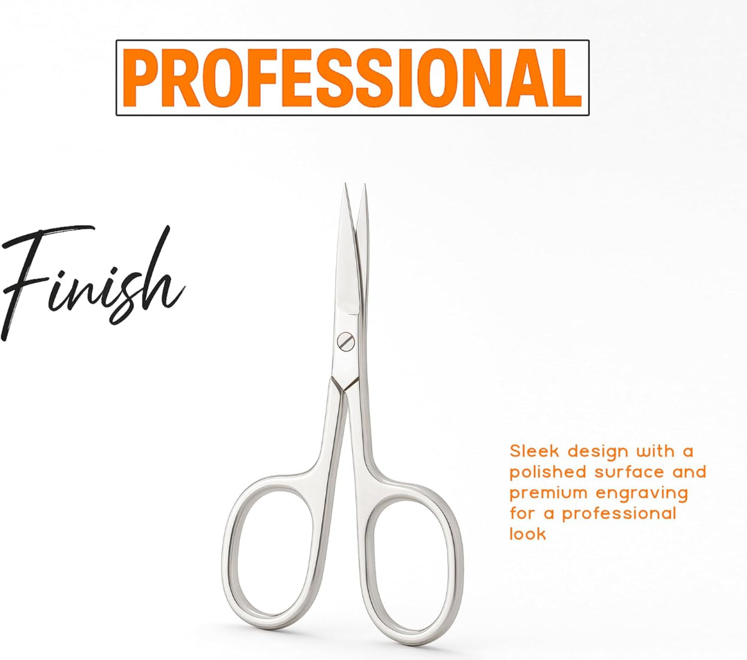 Profession Stainless Steel Grooming Blades, Manicure, Pedicure, or Trim Nail, Eyebrow, Eyelash, Scissors - Image 3