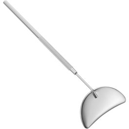 Bite Instruments Half Moon Eyelash Mirror Stainless Steel Eyelash Extensions Mirror