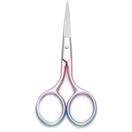 Multicolor Professional Grooming Scissors for Personal Care Facial Hair Removal and Eyelash Trimming Stainless Steel