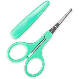 Eyelash Scissors, Small Scissors for Facial, Nose, Eyebrow, and Beard Hair Trimming & Grooming