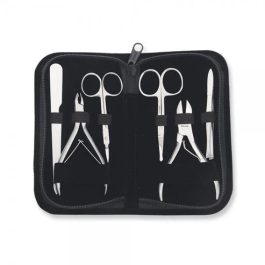 Professional  6-Piece Stainless Steel Manicure & Pedicure Set with Case