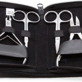 Professional  6-Piece Stainless Steel Manicure & Pedicure Set with Case