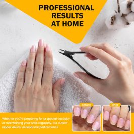 Bite Instruments Stainless Steel Cuticle Trimmer for Manicure and Pedicure