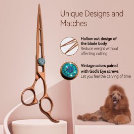 Professional Stainless Steel 7inch Grooming Scissors for Dogs Cats and Other Pets