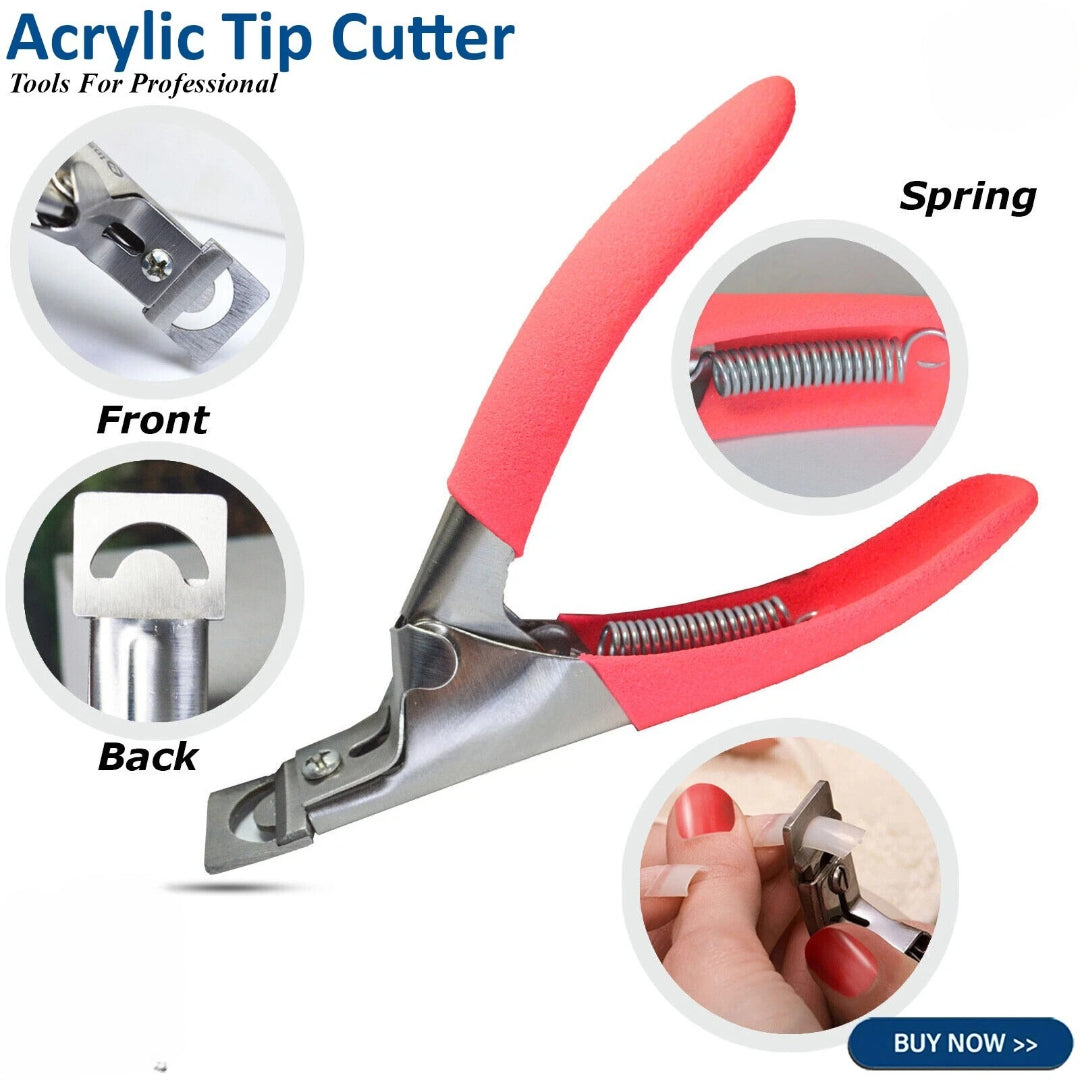Professional Acrylic False Nail Clippers for Acrylic Nails For Girls Nail Art Bite Instruments - Image 6
