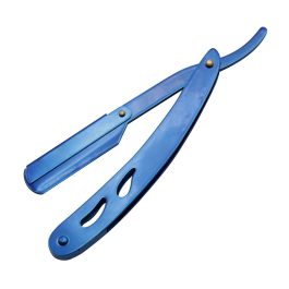 Bite Instruments Professional Hair Cutting Kit – Blue Stainless Steel Shears & Razor Set