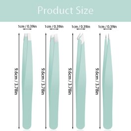 Professional Tweezer Set  Precision Tweezers For Facial Hair, Eyebrow Tweezer Stainless Steel