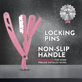 Professional Straight Razor for Men, Barber Straight Edge Razor Safety