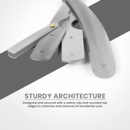 Professional Straight Razor for Men – Barber Straight Edge Razor with 100 Blades