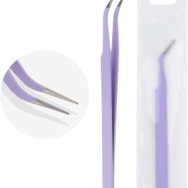 Lash Tweezers for Eyelash Extensions, Stainless Steel Volume lash-tweezers